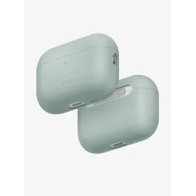 Чехол Uniq LINO LINO Liquid silicone with handstrap для AirPods Pro 3, Iceplant Green, зеленый